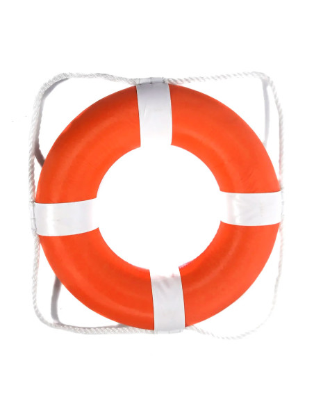 Salvavidas Aquafloat Circular Tela Naranja 75 cm