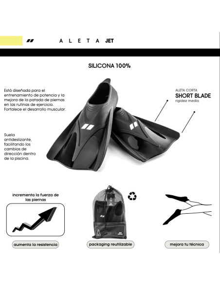 Aletas de natación Aquon Jet Fin