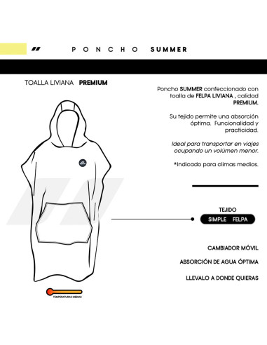 Poncho Aquon Summer Adultos