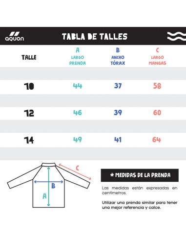 Lycra Aquon Junior manga larga