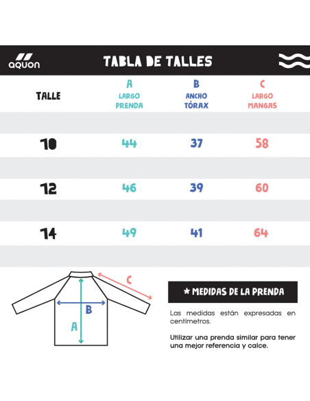 Lycra Aquon Junior manga larga