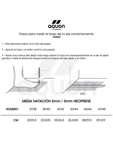 Medias de neoprene Aquon Pro 3mm (con Spandex)
