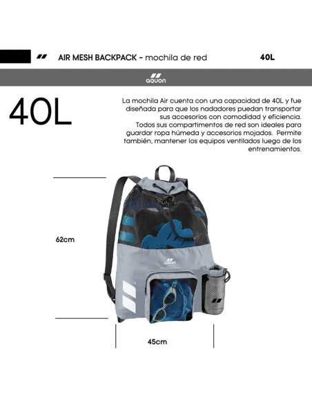 Mochila de red Aquon Air Mesh Backpack 40L