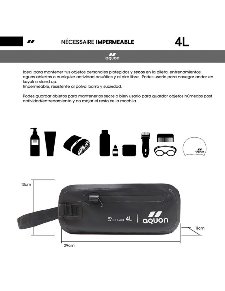 Bolso Aquon Dry Necessaire 4L
