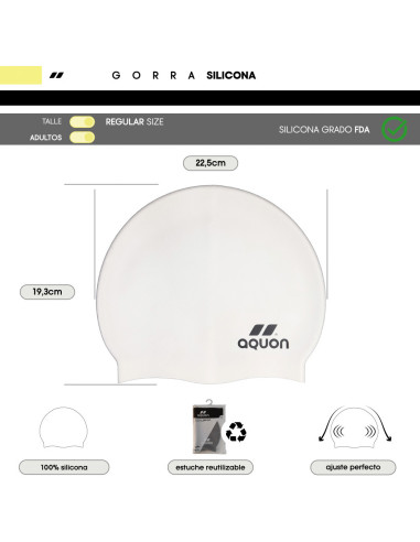Gorra Aquon Silicona Regular Size