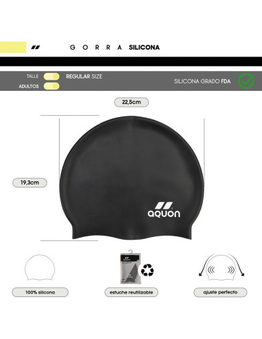 Gorra Aquon Silicona Regular Size
