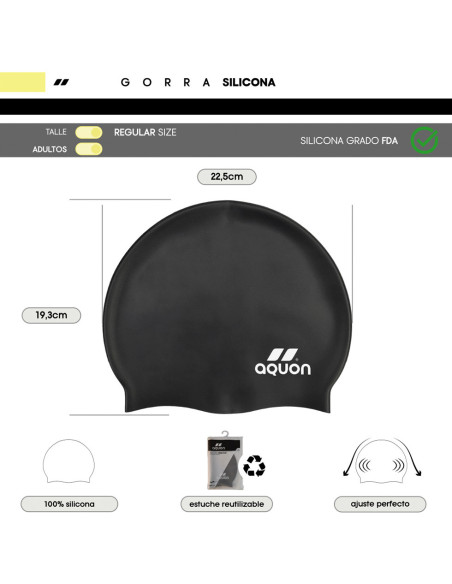Gorra Aquon Silicona Regular Size