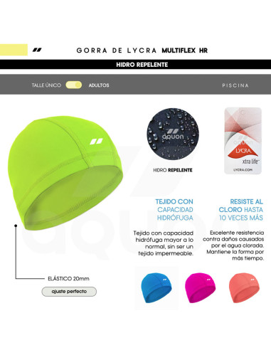 Gorra Aquon Multiflex HR (Lycra)