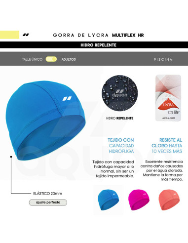 Gorra Aquon Multiflex HR (Lycra)