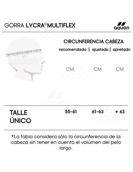 Gorra Aquon Multiflex (Lycra)