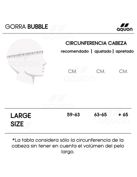 Gorra Aquon Bubble (Silicona)