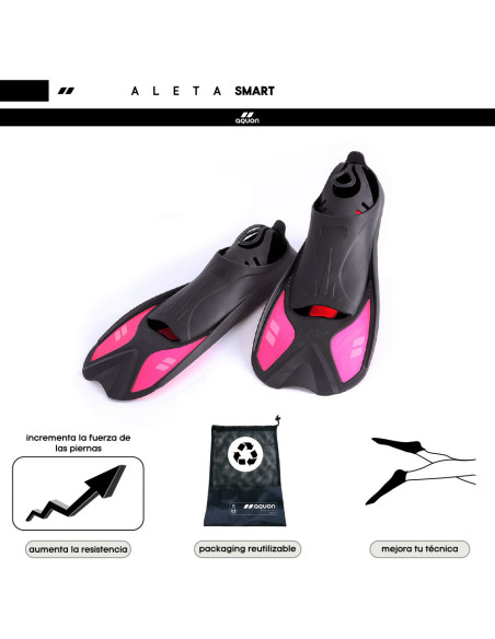 Aletas de natación Aquon Smart Fin