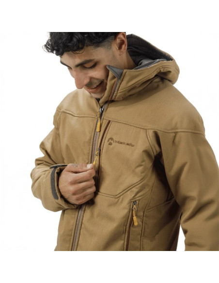 Campera de Softshell Makalu Quewar Hoody Corderito