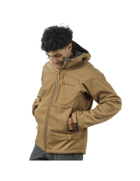 Campera de Softshell Makalu Quewar Hoody Corderito