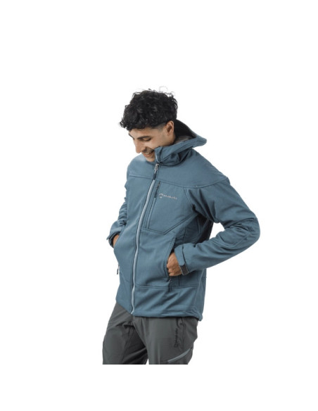Campera de Softshell Makalu Quewar Hoody Corderito