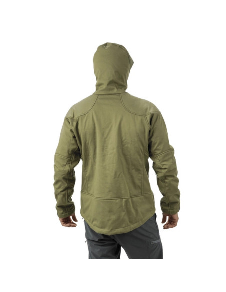 Campera de Softshell Makalu Quewar Hoody Corderito