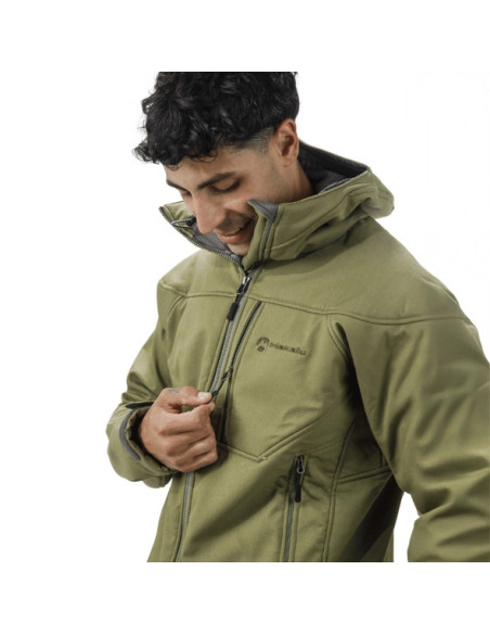 Campera de Softshell Makalu Quewar Hoody Corderito