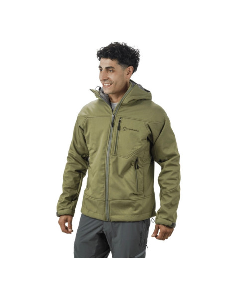 Campera de Softshell Makalu Quewar Hoody Corderito